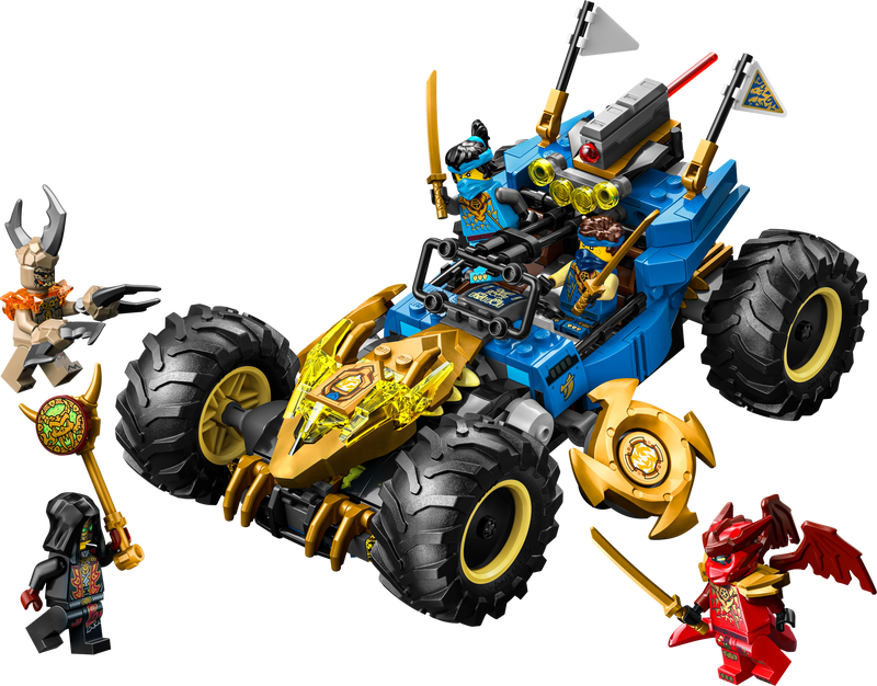 LEGO NINJAGO Jay's Transforming Car 387 pieces (British brand)