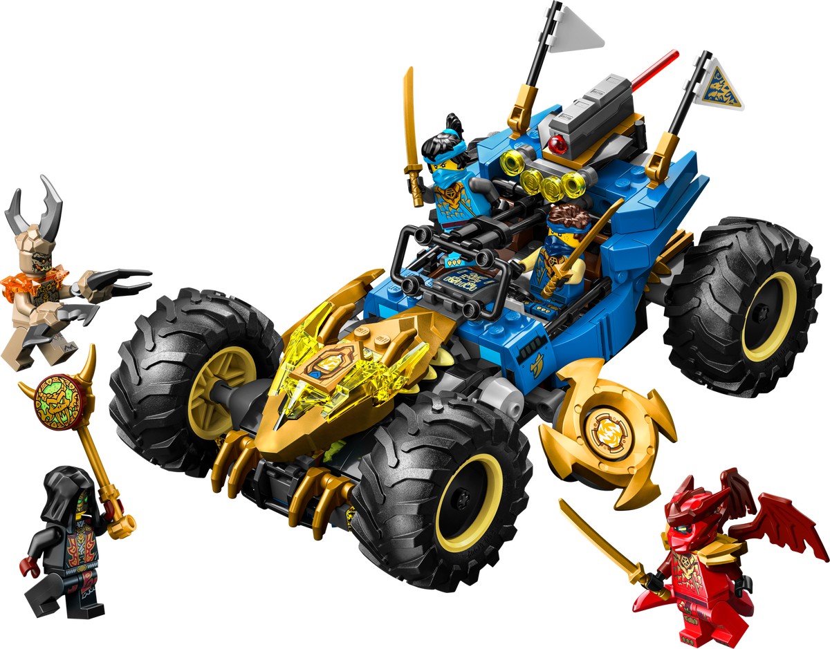 LEGO NINJAGO Jay's Transforming Car 387 pieces (British brand)