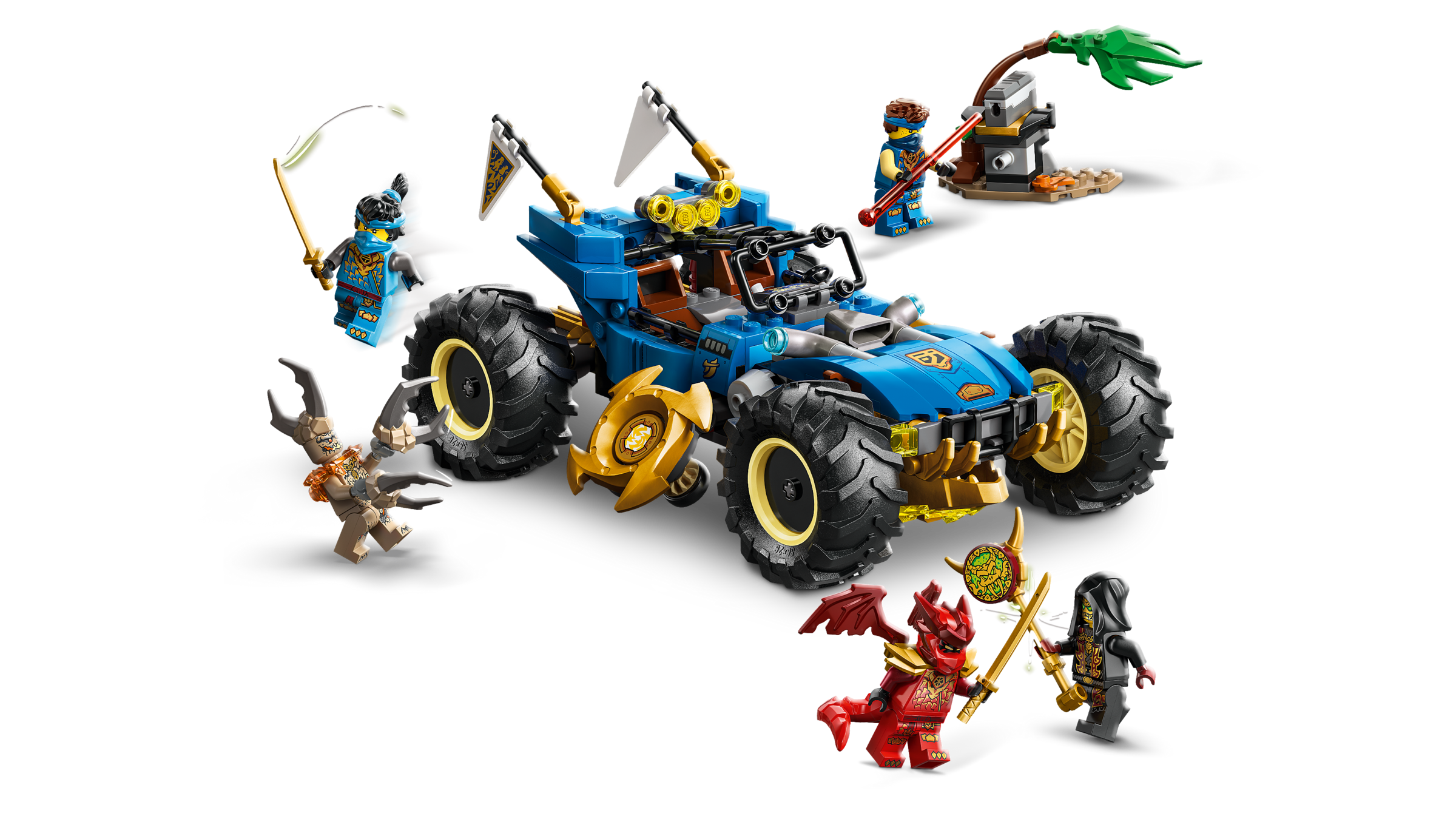 LEGO NINJAGO Jay's Transforming Car 387 pieces (British brand)