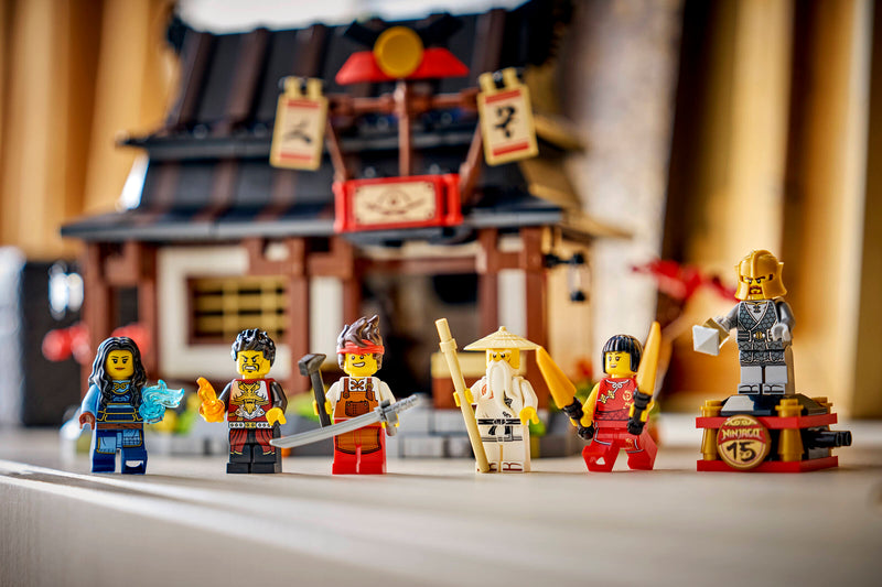 LEGO Ninjago Four Weapons Blacksmith 15th anniversary building set, imported from the UK