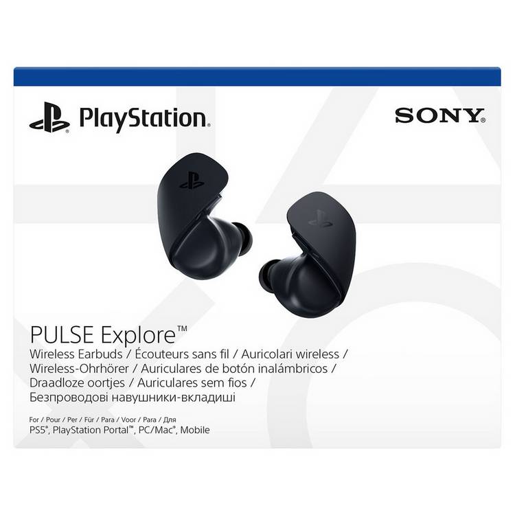 PlayStation PULSE Explore wireless earbuds in Midnight Black (British brand)