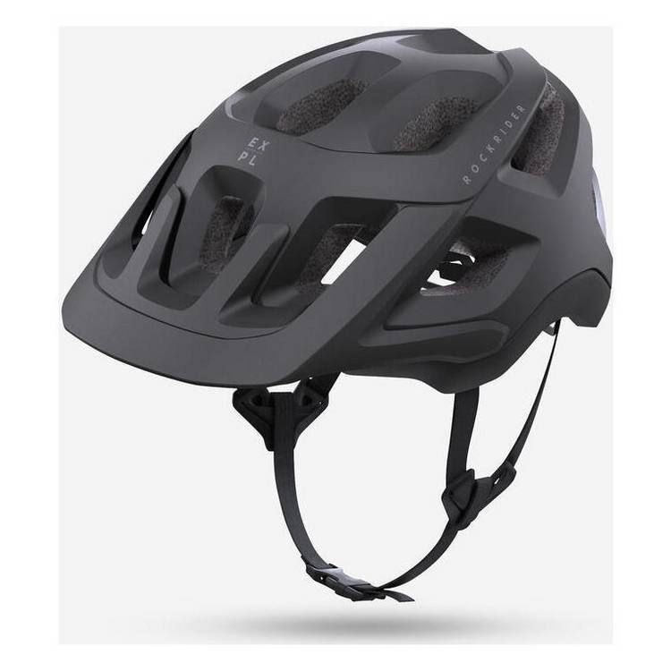 Decathlon Mountain Bike Helmet 500 Black 52-55cm