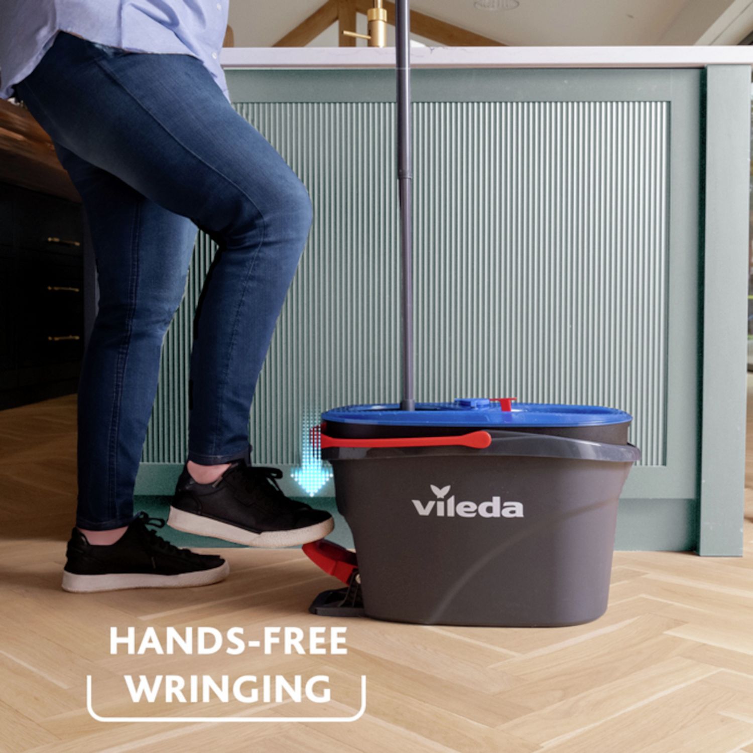 Vileda H2PrO spin mop and bucket set, imported from the UK