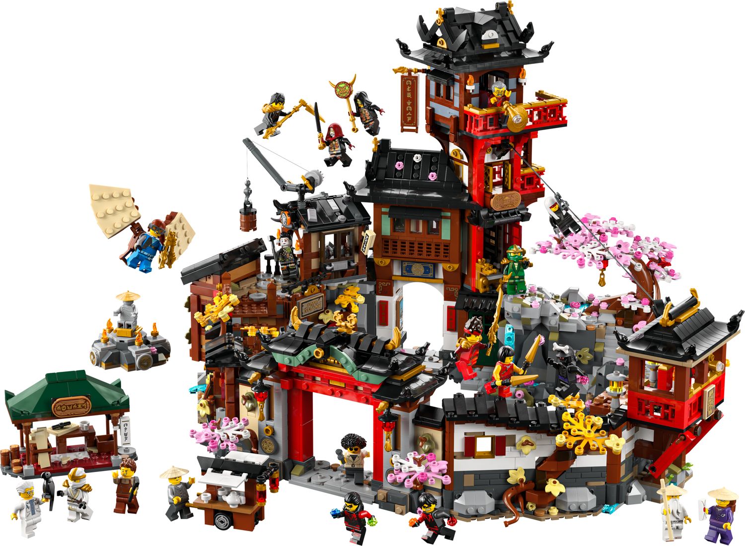 LEGO NINJAGO Old Town building set 4851 pieces, imported from the UK