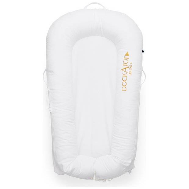 DockATot baby lounger Pristine White, UK version