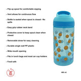 Hox Cookie Monster water bottle 500ml, imported from the UK