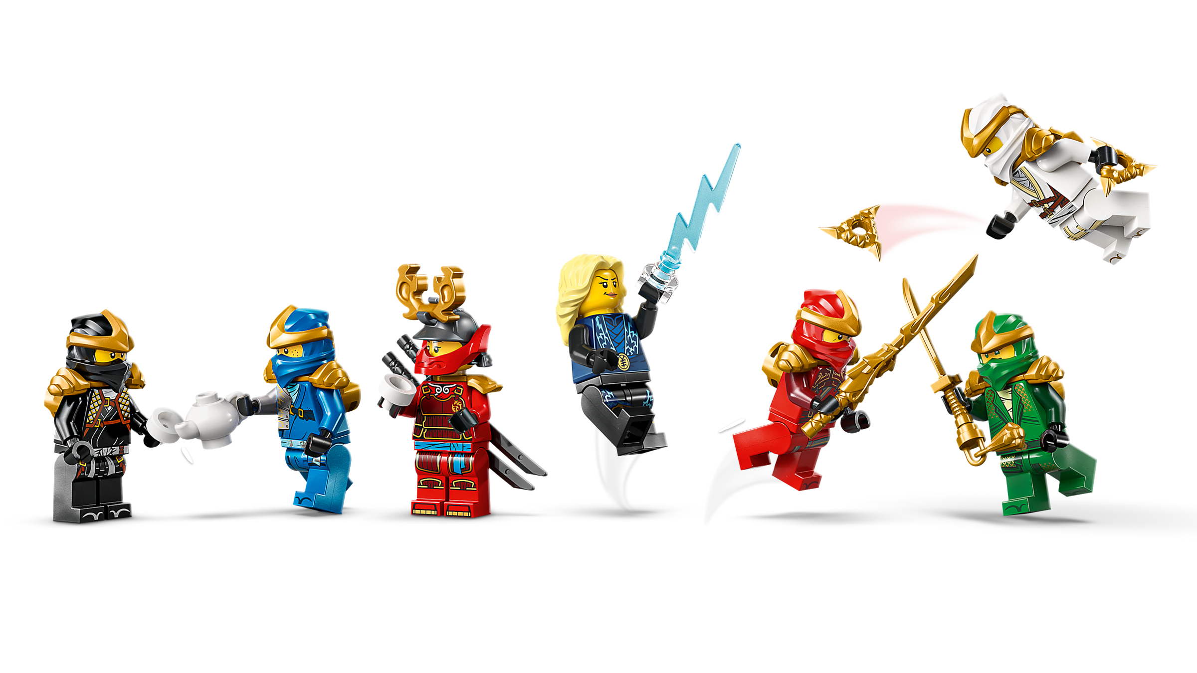 LEGO NINJAGO display set 15th Anniversary 447-piece, imported from the UK