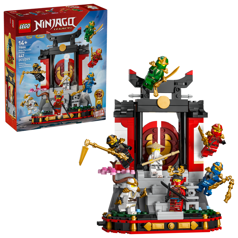 LEGO NINJAGO display set 15th Anniversary 447-piece, imported from the UK