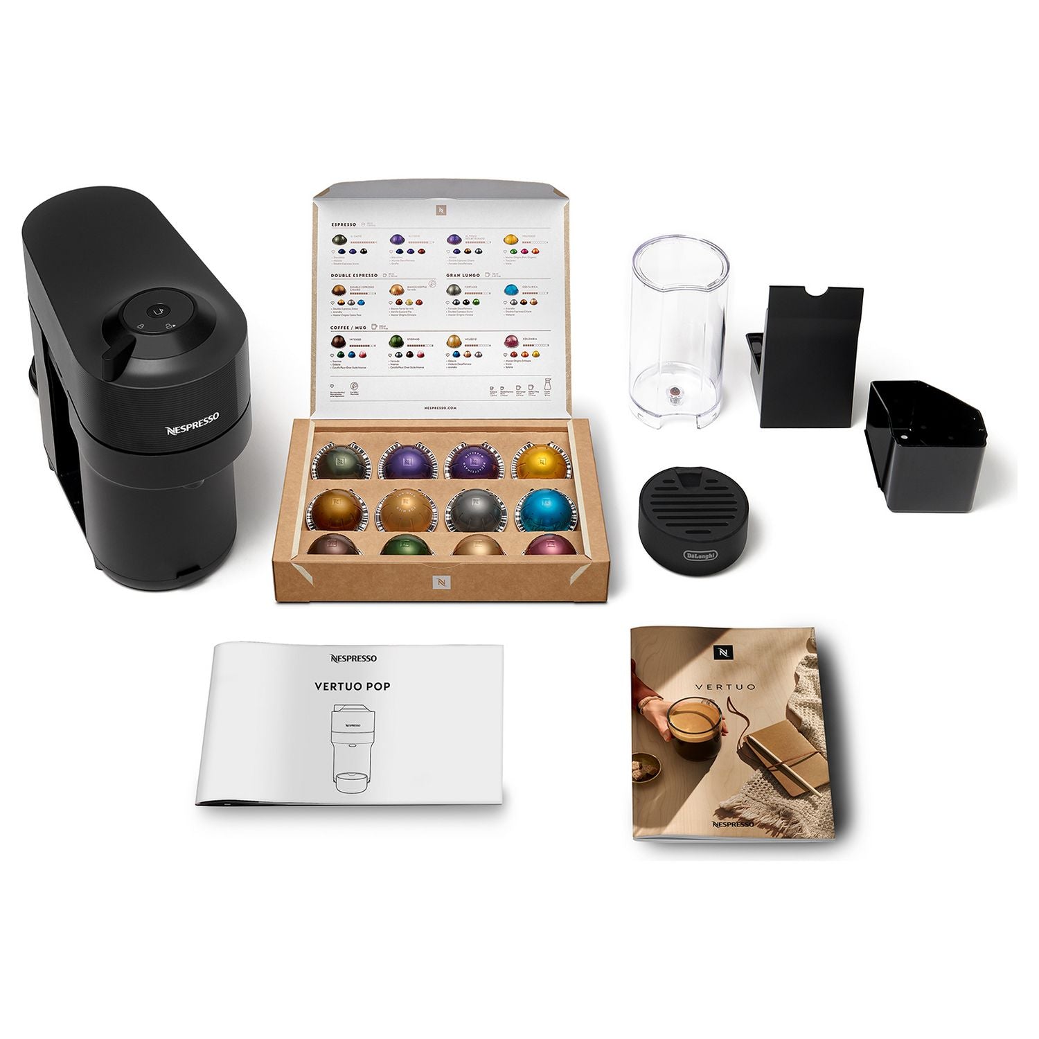 Nespresso Vertuo Pop coffee machine black - British product