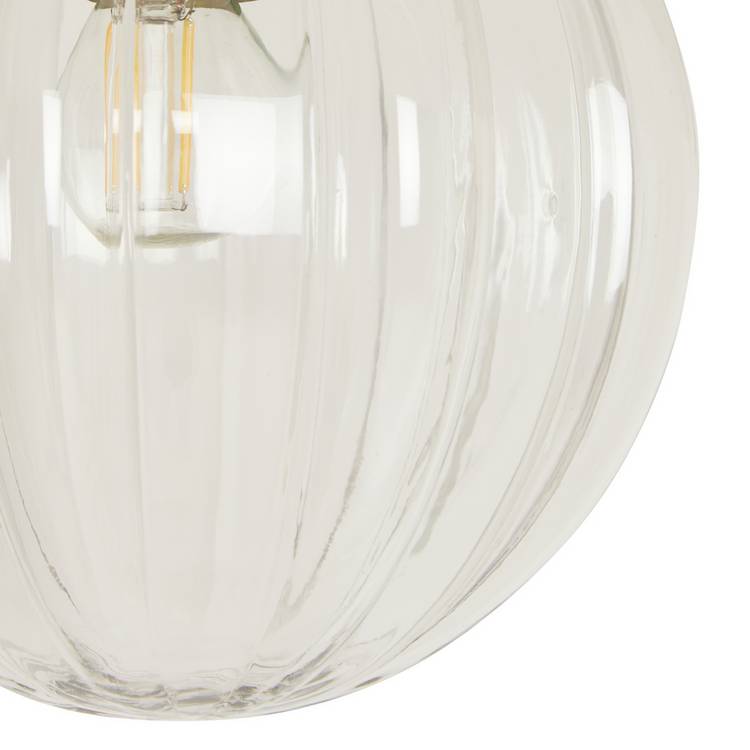 Argos Home metal bathroom flush ceiling light brushed brass, UK version