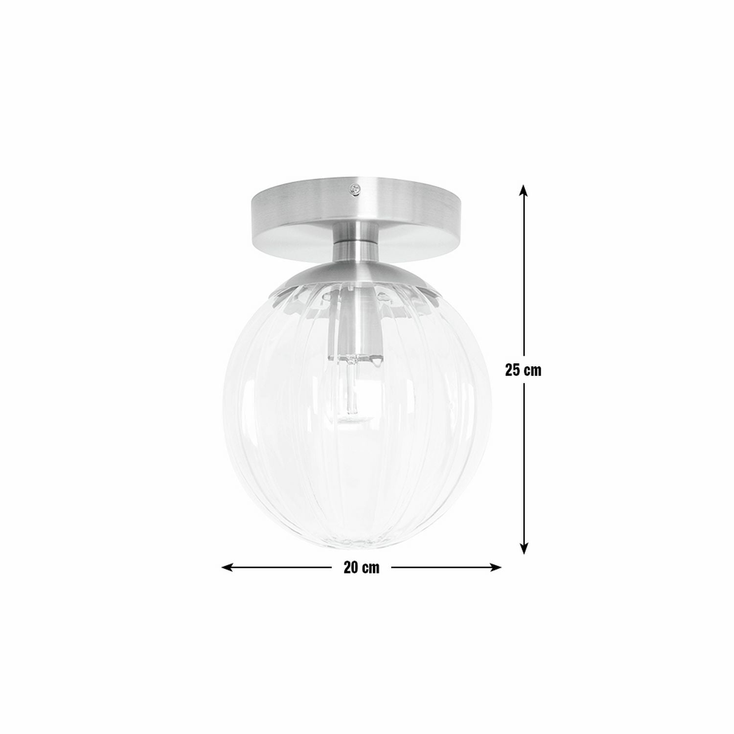 Argos Home metal bathroom flush ceiling light brushed brass, UK version
