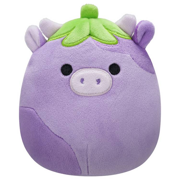 Squishmallows plush Frederick the Eggplant Cow 7.5 inch, UK version