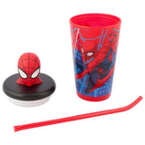 Spider-Man 3D head soda cup blue and red 440ml - British product