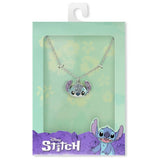 Disney Stitch silver plated pendant with cubic zirconia - British product
