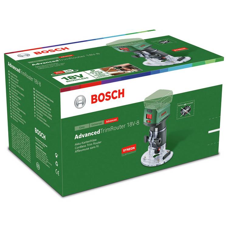 Bosch cordless trim plunge router 18V (British brand)