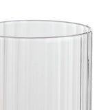 Habitat wide ribbed hi-ball glasses set of 4 350ml, imported from the UK