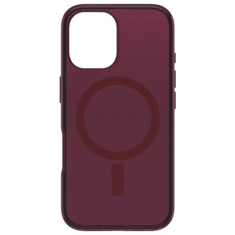 OtterBox Symmetry MagSafe phone case for iPhone 16 Brick Red, UK version