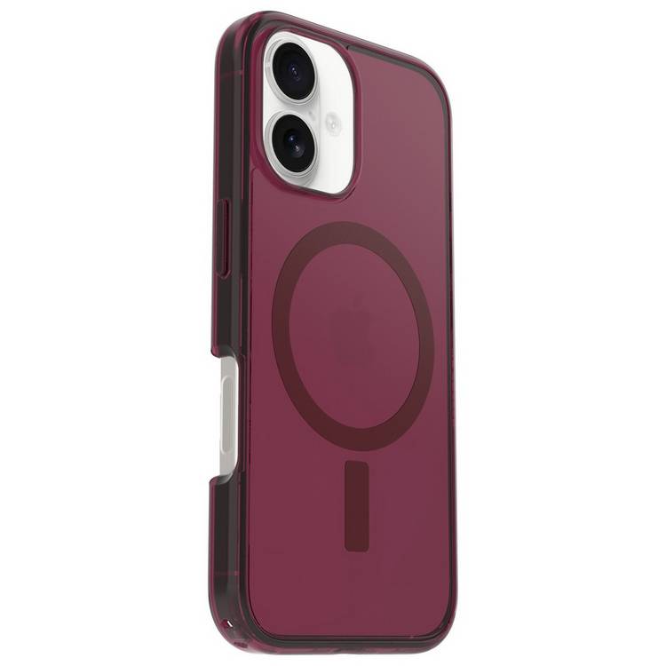 OtterBox Symmetry MagSafe phone case for iPhone 16 Brick Red, UK version