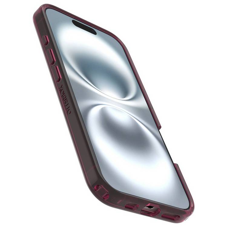 OtterBox Symmetry MagSafe phone case for iPhone 16 Brick Red, UK version