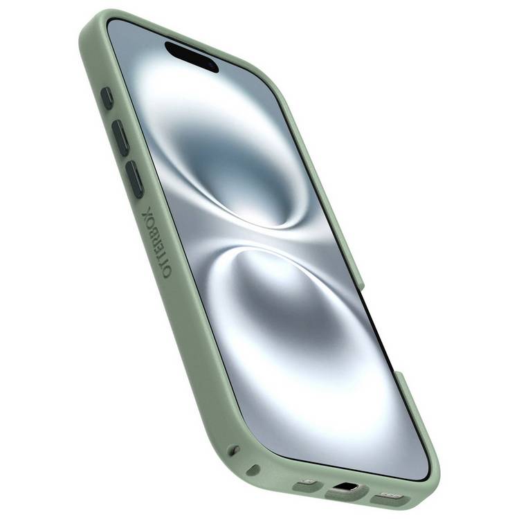 OtterBox green iPhone 16 case with MagSafe, UK version