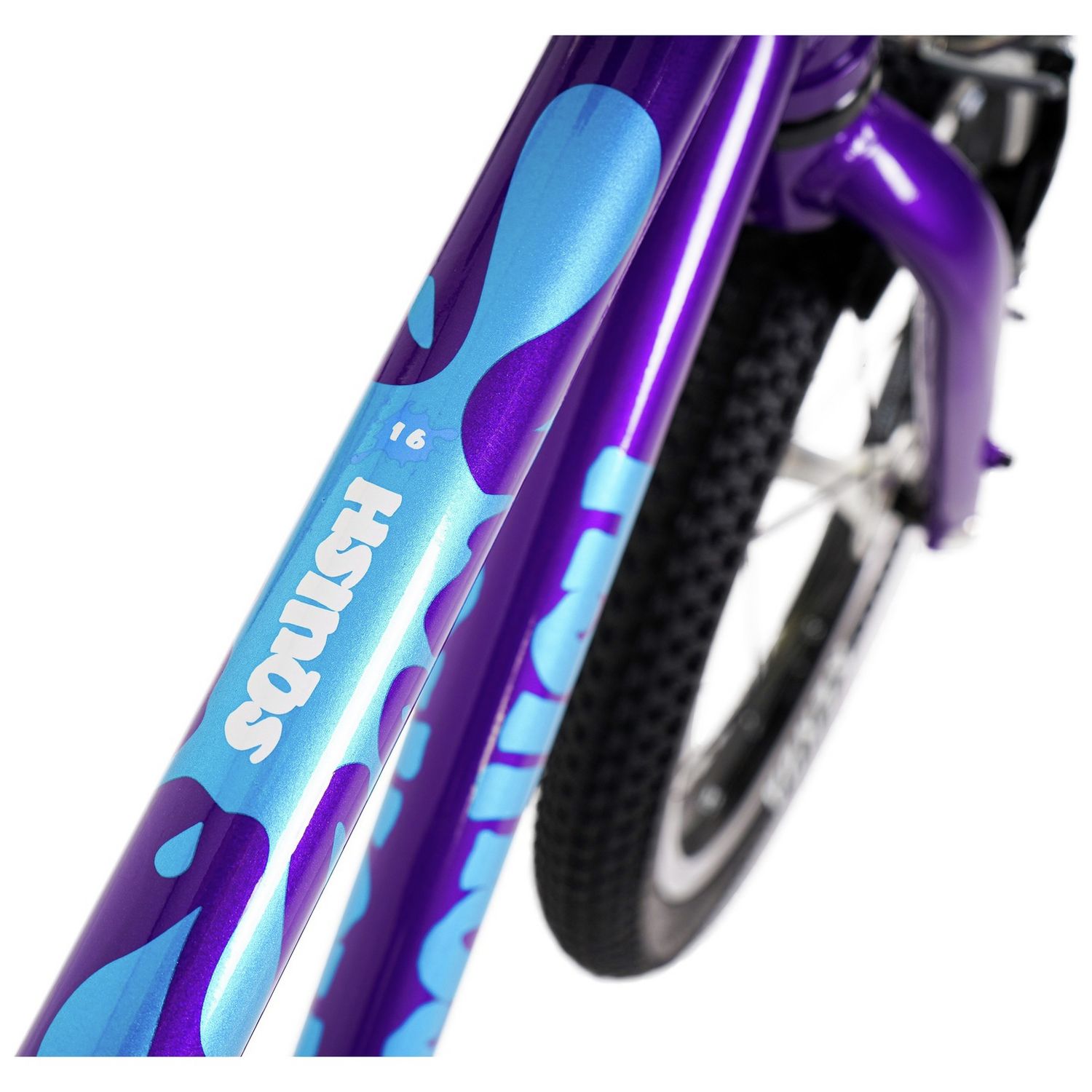 Squish 16 inch lightweight kids bike purple, UK version