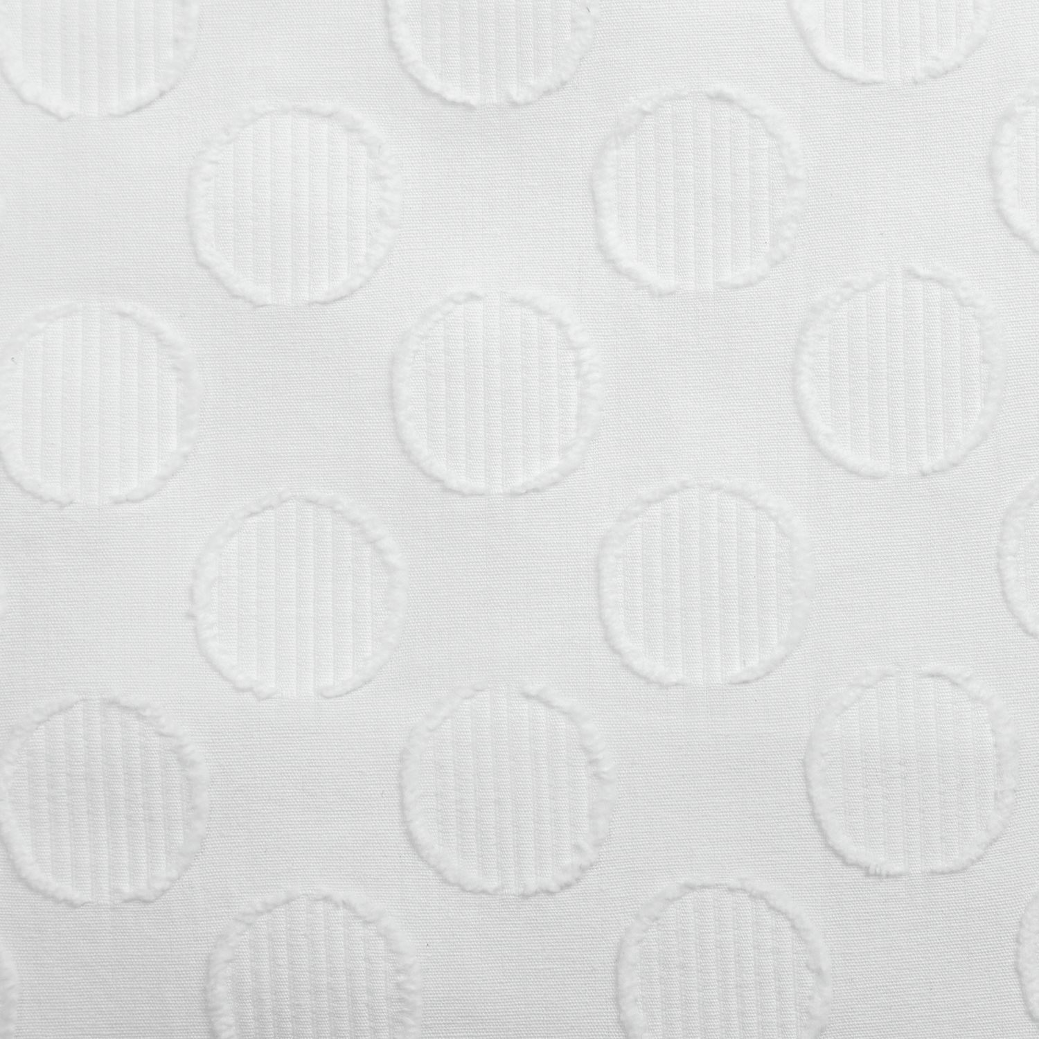 Habitat Cotton Clipped Dot White Bedding Set - King size
