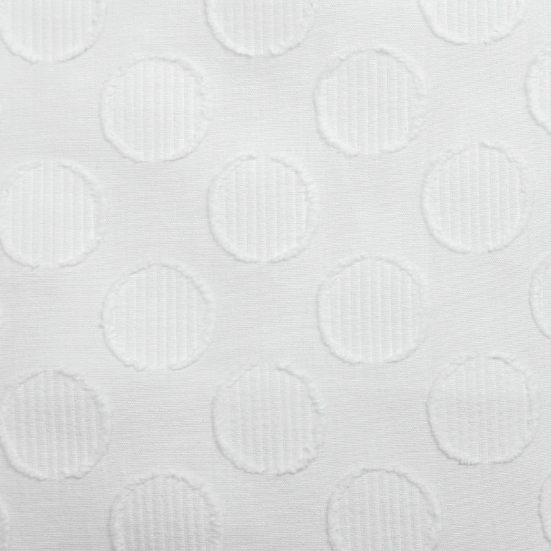 Habitat Cotton Clipped Dot White Bedding Set - King size