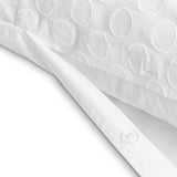 Habitat Cotton Clipped Dot White Bedding Set - King size