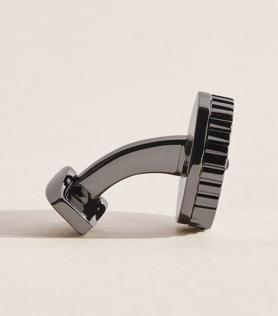 Tateossian mansjettknapper gunmetal palladium trinity (britisk merke)