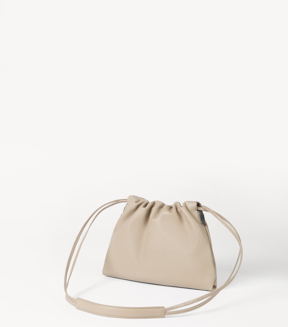 Brunello Cucinelli leather cross-body bag, UK version