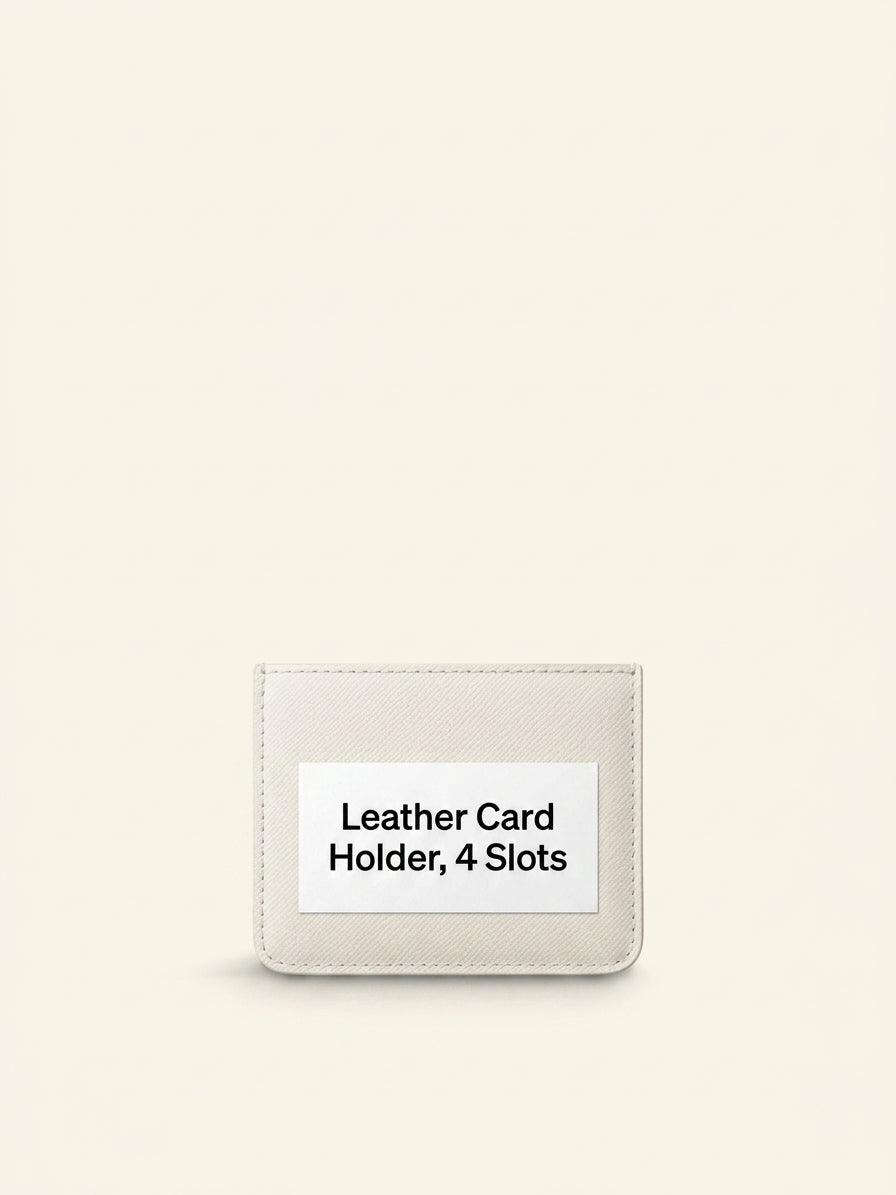 C de Cartier leather card holder with gold-tone hardware, UK version