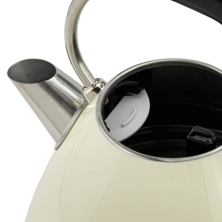 Cookworks pyramid kettle almond 1.7L (British brand)