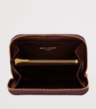 Saint Laurent Cassandre lambskin wallet with quilted stitching, UK version