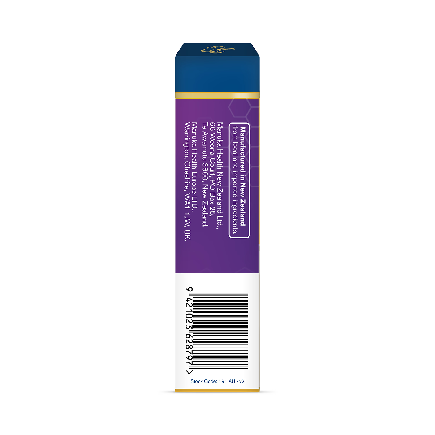 Manuka Health Manuka honey drops blackcurrant 65g, UK version