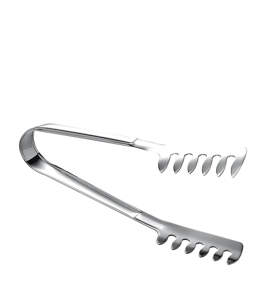 Christofle Uni silver-plated serving tongs 22cm, imported from the UK