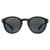 Polaroid black polarized men sunglasses round frame, imported from the UK
