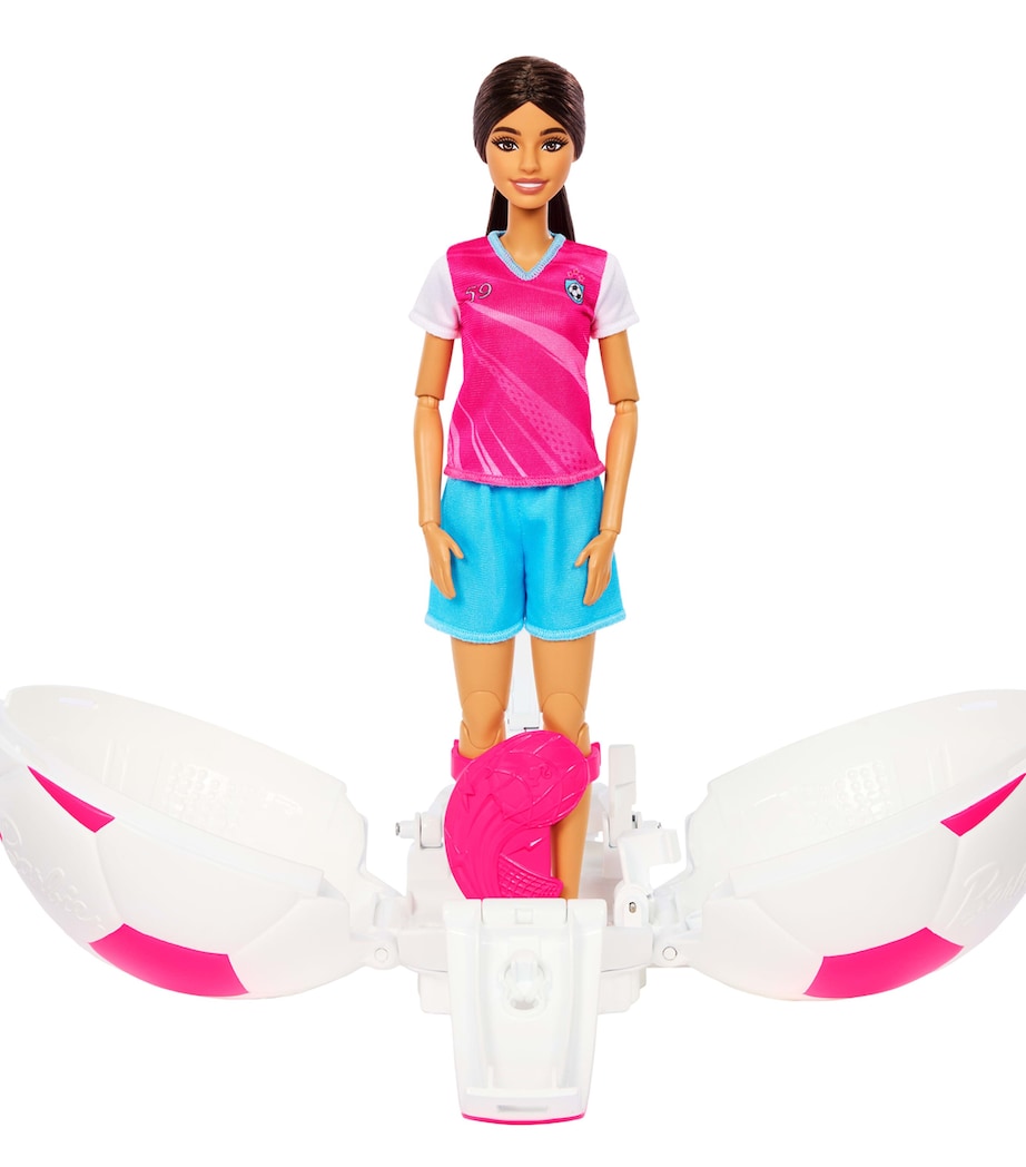 Barbie Roll & Reveal Fußballspieler-Puppe Set - Britisches Produkt