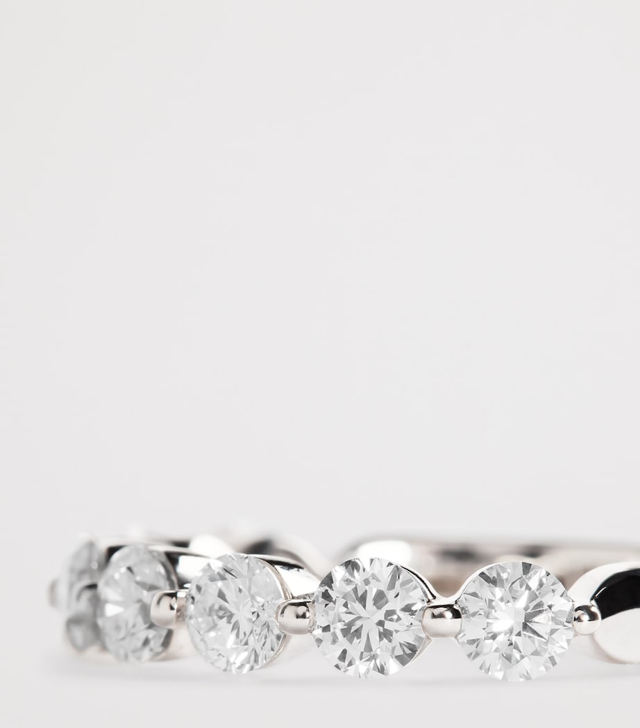 Anita Ko floating diamond ring white gold (British brand)