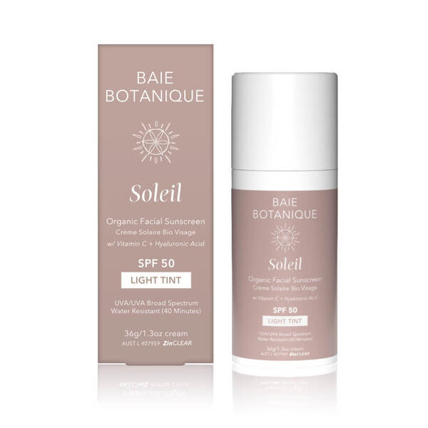 Baie Botanique Soleil Facial Sunscreen Light Tint SPF50 36g GOODS Superdrug   