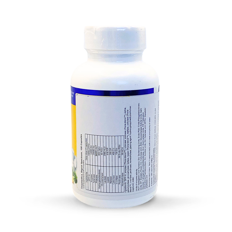 Enzymedica Digest Spectrum digestive enzyme supplement 120 capsules - British product