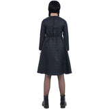 Smiffys kids gothic school girl costume with spotted dress, imported from the UK