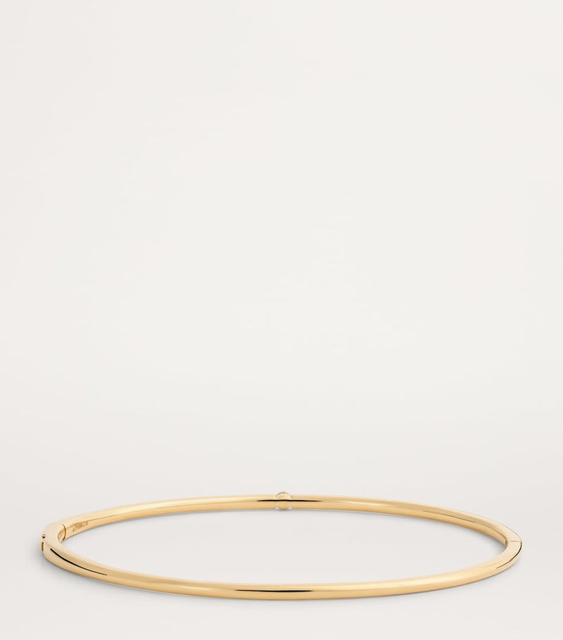 Persée small yellow gold diamond Zeus bangle, imported from the UK