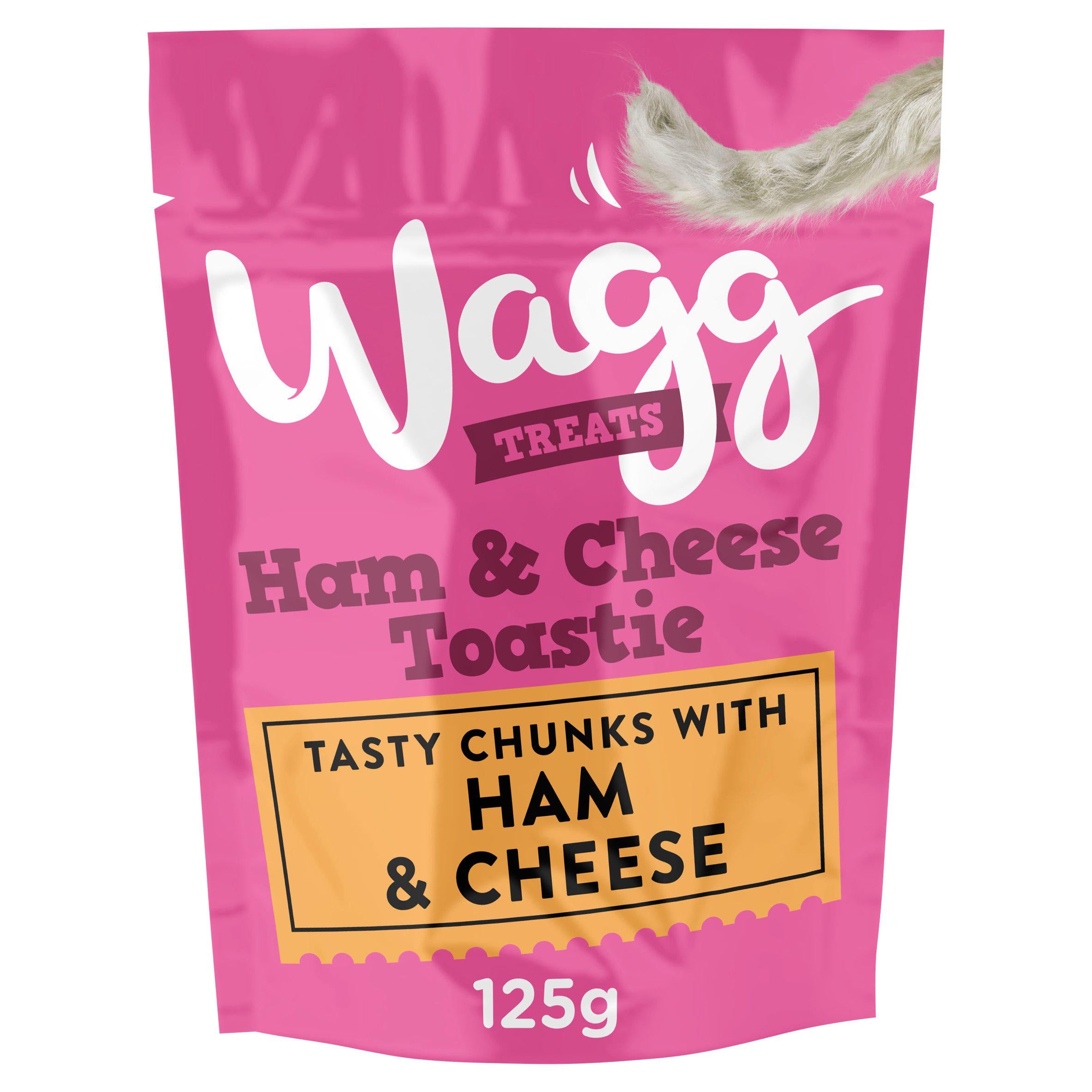 Wagg Ham & Cheese Toastie Treats 125g GOODS Sainsburys   