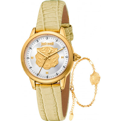 Superdrug Just Cavalli Beige Ladies Dolce Watch and Bracelet Gift Set- Buy online at McGrocer