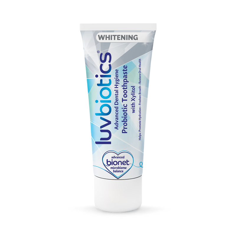 Luvbiotics whitening toothpaste (British brand)
