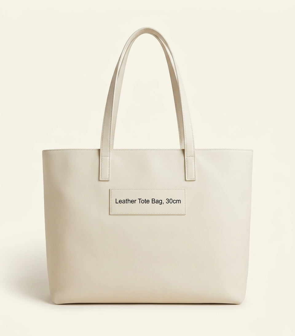 Prada large top-handle leather bag, imported from the UK
