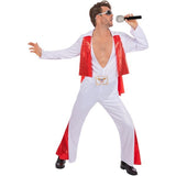 Smiffys Elvis White Jumpsuit with Cape - British product