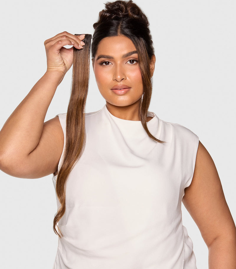 Beauty Works BARELY THERE Minis clip-in hair extensions 20 inches - British product