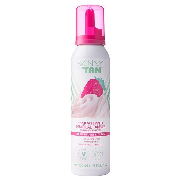 Skinny Tan Strawberry Sundae Gradual Tanning Whip 150ml GOODS Superdrug   