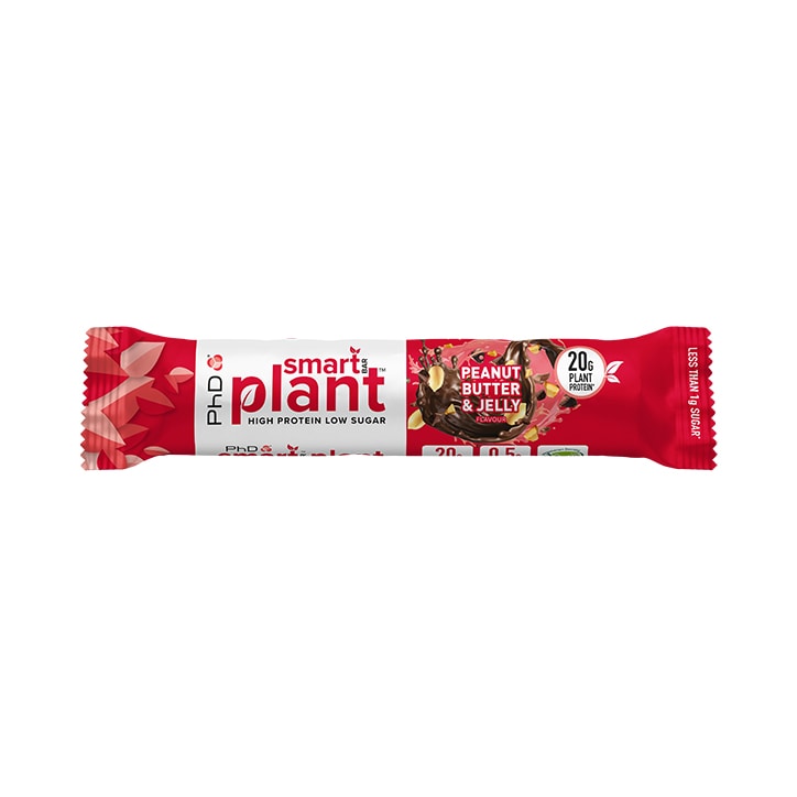 PhD Smart Bar Plant Vanilla Fudge Protein Bar 64g GOODS Holland&Barrett   